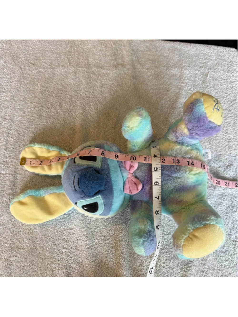 Disney Store 2020 Easter Plush Toy Lilo & Stitch Bunny Multi-color